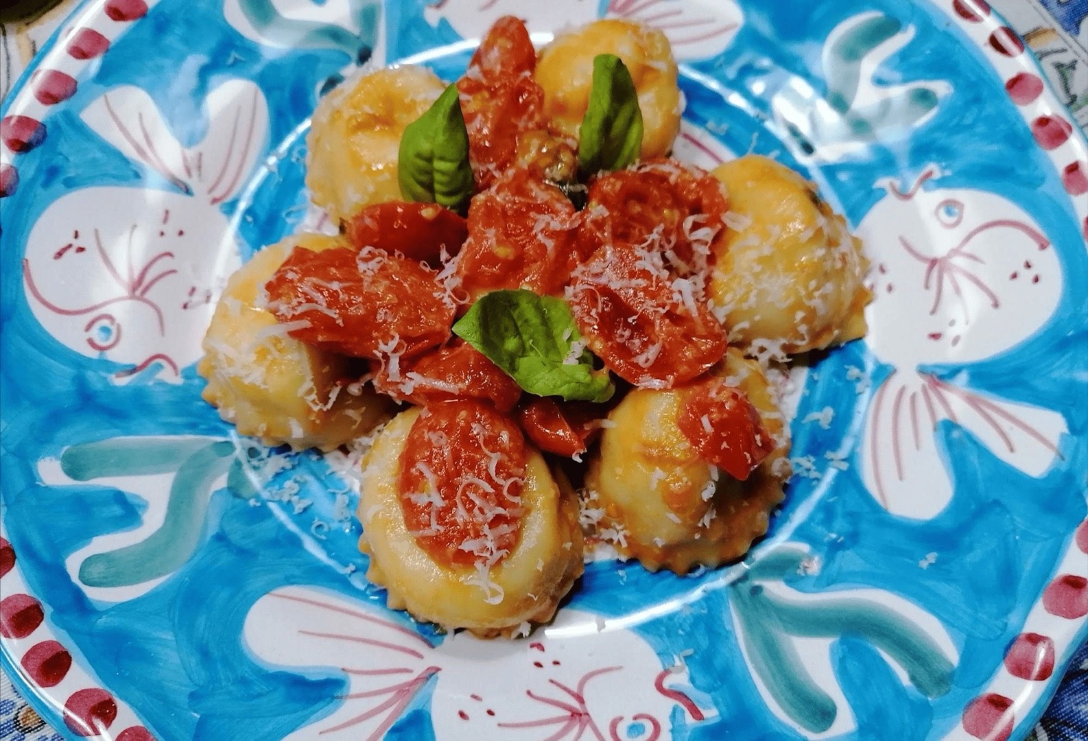 Ravioli Caprese (Capri-Style Ricotta Ravioli)